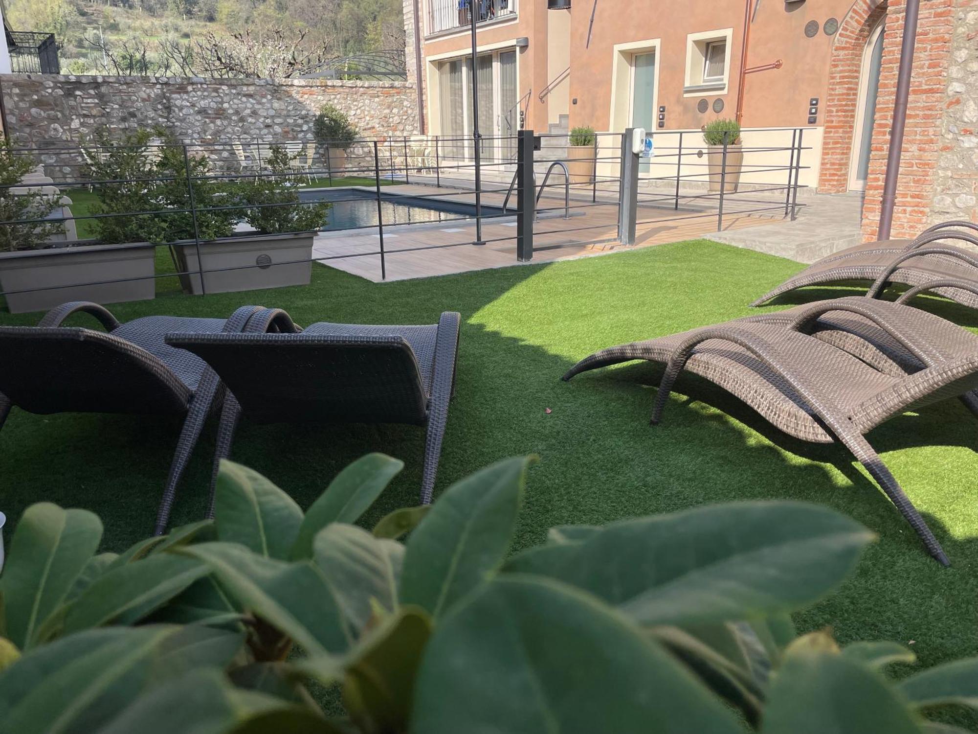פולפנצה דל גארדה Villa Fontanelle Gardapartments מראה חיצוני תמונה